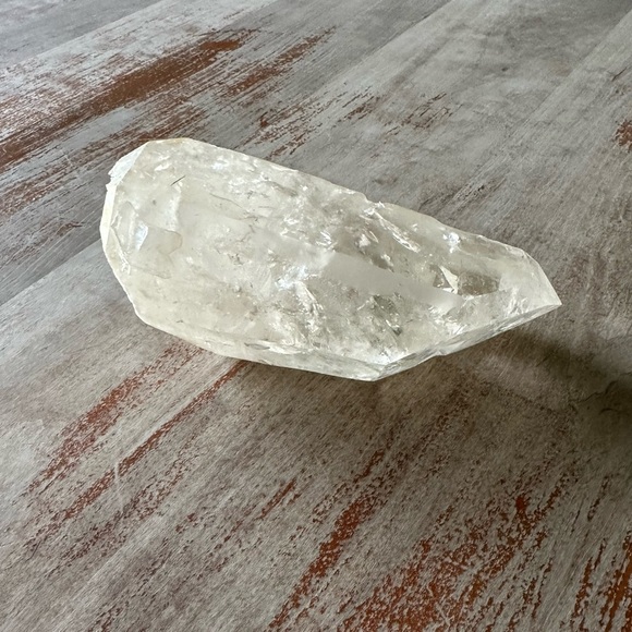 Lemurian Clear Quartz Large Crystal - Picture 8 of 12